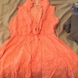 Orange dress